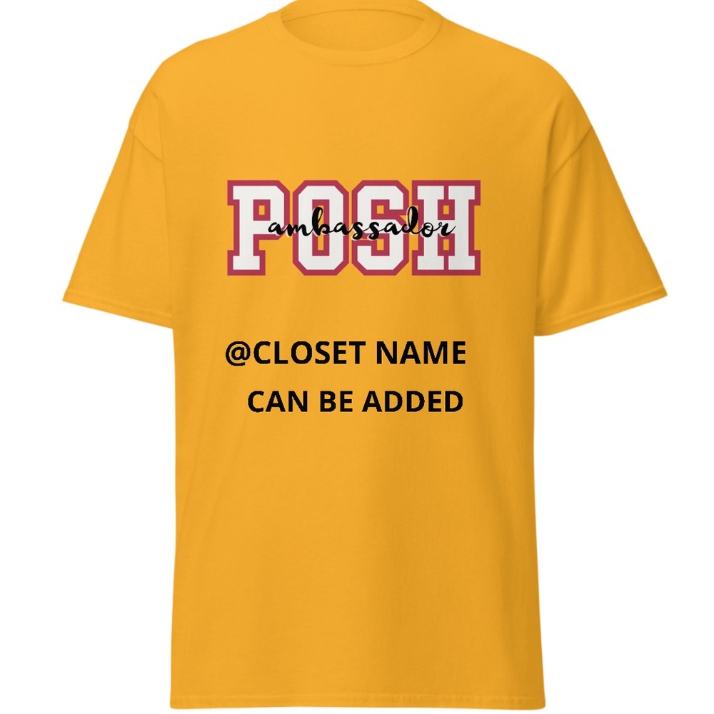 Custom T-Shirt "Posh Ambassador”- Closet Name can be added